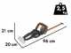 Worx Nitro WG263E.9 - Battery hedge trimmer - 20V - WITHOUT BATTERY AND CHARGER