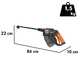 Worx Nitro HydroShot WG633E.9 - 20V - Battery-powered Pressure Washer Gun - WITHOUT BATTERY AND BATTERY CHARGER