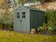 Keter Darwin Green - Garden Shed - with Frontal Windows