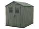 Keter Darwin Green - Garden Shed - with Frontal Windows