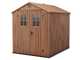 Keter Darwin Brown - Garden shed - With front windows - 190x244x221 cm