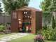 Keter Darwin Brown - Garden shed - With front windows - 190x244x221 cm