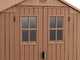 Keter Darwin Brown - Garden shed - With front windows - 190x244x221 cm