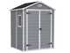 Keter Manor Gray - Garden shed - With side window - 185x152x226 cm