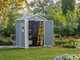 Keter Manor Gray - Garden shed - With side window - 185x152x226 cm
