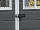 Keter Manor black - Garden shed - With front windows - 185x152x226 cm