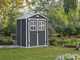 Keter Manor black - Garden shed - With front windows