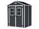 Keter Manor black - Garden shed - With front windows