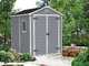 Keter Manor gray - Garden shed - With side window - 186x237x227 cm