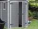 Keter Manor gray - Garden shed - With side window - 186x237x227 cm