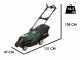 Bosch AdvancedRotak 36V-40-650 - Battery-powered Lawn Mower - 40 cm Cut - Two 36V 4Ah Batteries