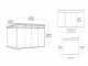 Keter Artisan grigio - Garden shed - With double-leaf door - 342x218x226 cm