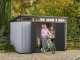 Keter Artisan grigio - Garden shed - With double-leaf door - 342x218x226 cm