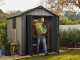 Keter Oakland 757 - Garden Shed - With Double-leaf Door and Window - 229x223.5x242 cm