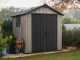 Keter Oakland 757 - Garden Shed - With Double-leaf Door and Window - 229x223.5x242 cm