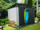 Keter Artisan Grey - Garden Shed - With Double-leaf Door - 214x218x226 cm