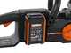 Worx Nitro WG350E - 20V/4Ah Battery-powered Electric Chainsaw - 30 cm Blade