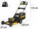 DeWalt DCMWP134N-XJ - Battery-powered Hand Push Lawn Mower - 36V - 53 cm Cut - WITHOUT BATTERY AND BATTERY CHARGER