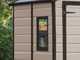 Keter Manor Beige - Garden Shed - With Side Window - 185.8x236.8x227 cm