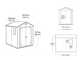Keter Manor Beige - Garden Shed - With Side Window - 185.8x236.8x227 cm