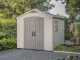 Keter Factor Beige - Garden Shed - With Side Window - 256.5x255x243 cm