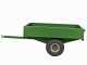 Francini FQ4 - Towed Trolley for Steel Lawn Tractor - 120x90(h 25 cm)