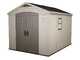 Keter Factor Beige - Garden Shed - With Side Window - 256.5x331.5x243 cm