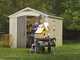 Keter Factor Beige - Garden Shed - With Side Window - 256.5x331.5x243 cm