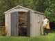 Keter Factor Beige - Garden Shed - With Side Window - 256.5x331.5x243 cm