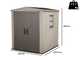Keter Factor Beige - Garden Shed - With Side Window - 178x195.5x208 cm