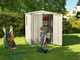 Keter Factor Beige - Garden Shed - With Side Window - 178x195.5x208 cm
