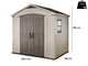 Keter Factor Beige - Garden Shed - With Side Window - 256.5x182x243 cm