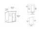 Keter Manor Pent Grey - Garden Shed - With Front Window - 183.5x111x200.5 cm