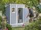 Keter Manor Pent Grey - Garden Shed - With Front Window - 183.5x111x200.5 cm