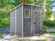 Keter Manor Pent Grey - Garden Shed - With Front Window - 183.5x185x200 cm