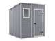 Keter Manor Pent Grey - Garden Shed - With Front Window - 183.5x185x200 cm