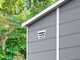 Keter Manor Pent Grey - Garden Shed - With Front Window - 183.5x185x200 cm