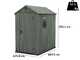Keter Darwin Green - Tool Shed - With Side Window - 125.8x184.5x205.1 cm