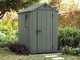 Keter Darwin Green - Tool Shed - With Side Window - 125.8x184.5x205.1 cm
