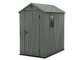Keter Darwin Green - Tool Shed - With Side Window - 125.8x184.5x205 cm