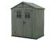 Keter Darwin Green - Garden Shed - with Front Windows - 190x122x221 cm