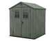 Keter Darwin Green - Garden Shed - with Front Windows - 190x183x221 cm