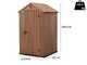 Keter Darwin Brown - Tool Shed - 123.8x117x205.1 cm