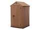 Keter Darwin Brown - Tool Shed - 123.8x117x205.1 cm