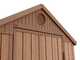 Keter Darwin Brown - Tool Shed - with Front Window - 125.8x184.5x205.1 cm