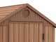 Keter Darwin Brown - Tool Shed - with Front Window - 125.8x184.5x205.1 cm