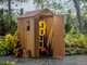 Keter Darwin Brown - Tool Shed - with Front Window - 125.8x184.5x205.1 cm