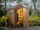 Keter Darwin Brown - Tool Shed - with Front Window - 125.8x184.5x205.1 cm