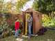 Keter Darwin Brown - Tool Shed - with Front Window - 125.8x184.5x205.1 cm