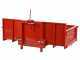 Francini P 190 - Tractor-Mounted Transport Box - Tipping Transporter - 3 Openable Side Panels